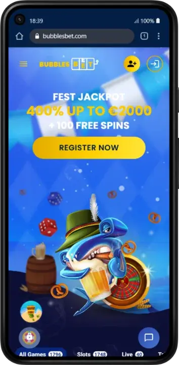 Bubbles Bet App for Android